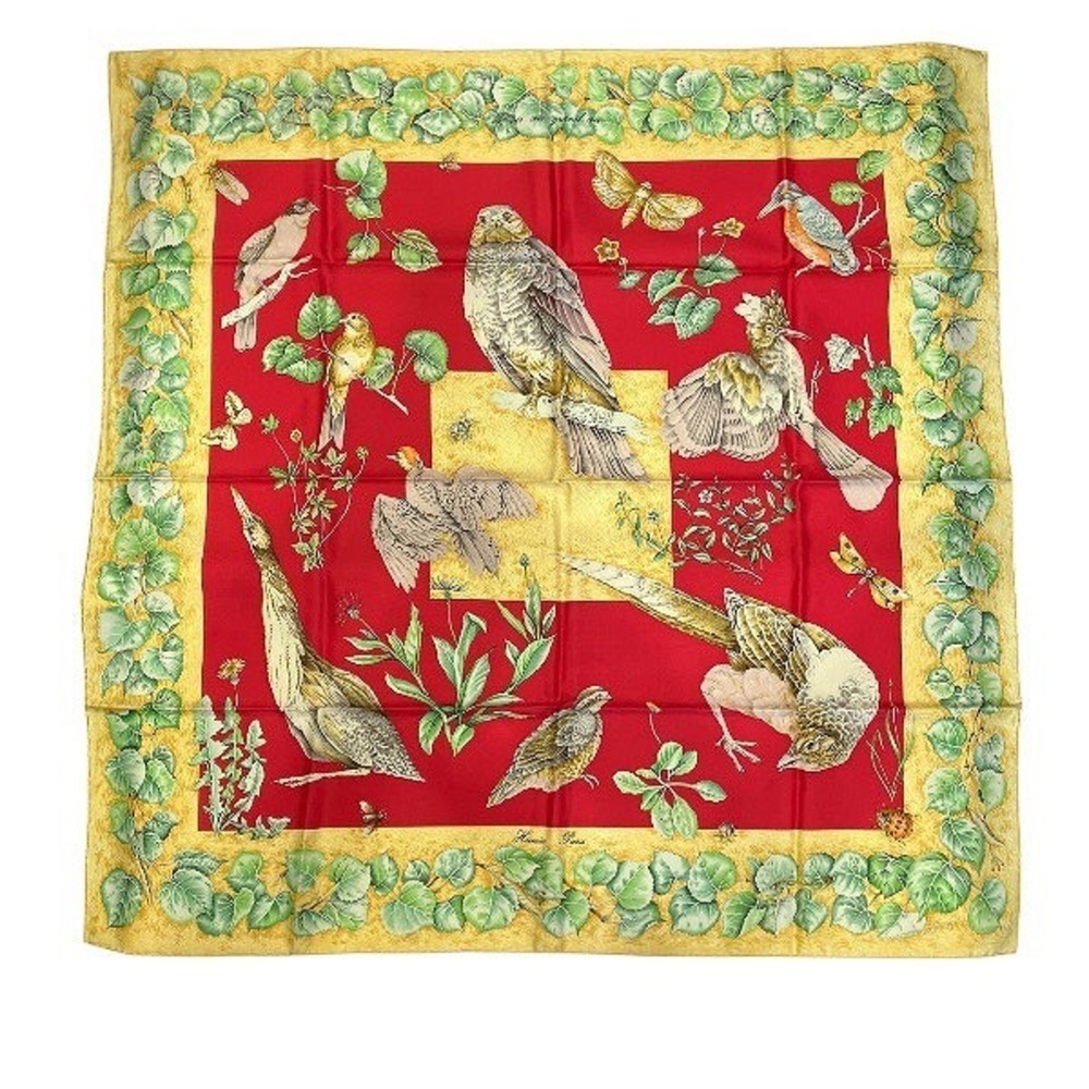 Hermes scarf/muffler, Carre 90, perfect for outdoor life, designer accessories.